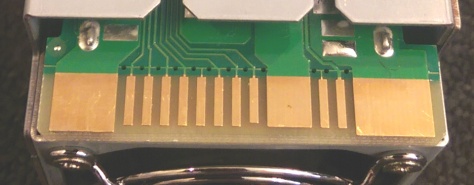 Edge connector, bottom side.
